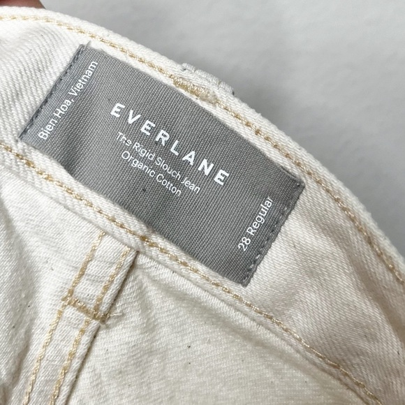 Everlane Relaxed Straight Rigid Slouch Jean High Rise Organic Cotton 28 - Picture 11 of 12